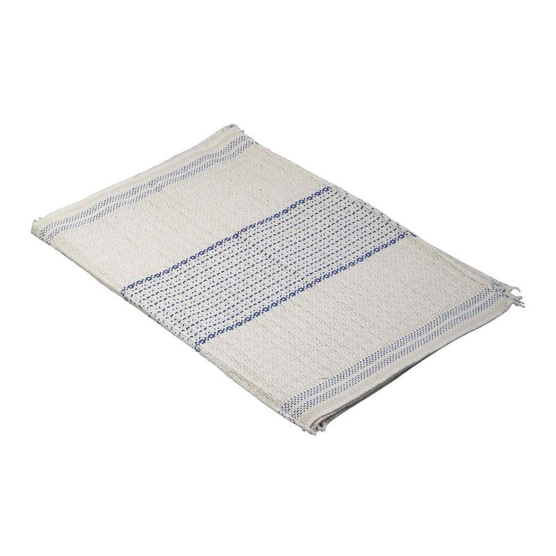 Køkkenklud, Cleanline, Gulvklude vaffelvævet, hvid, 450mmx450mm, pakke a 5 stk