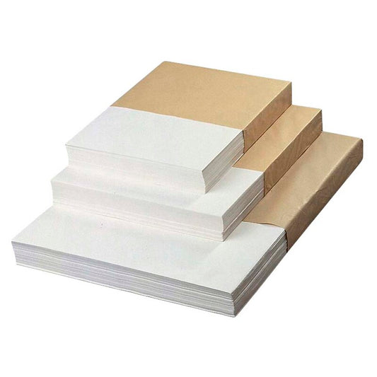 Stanset papir, 45 g/m2, 370 x 460 mm, hvid, F443 NO PRINTED, Kraft, palle 52 pakker, Fødevaregodkendt