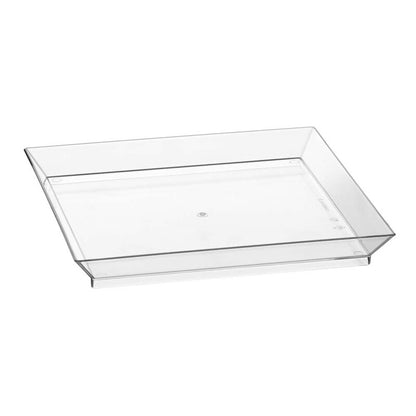 Bakke, Cubik Crystal, Rektangulær, 130x130x15mm, PS, transparent, karton a 100 stk