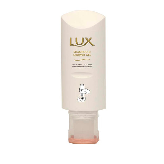 Hair and Bodyshampoo, Diversey, Lux, 2in1 H6, 300 ml, hvid, pakke a 28 enheder
