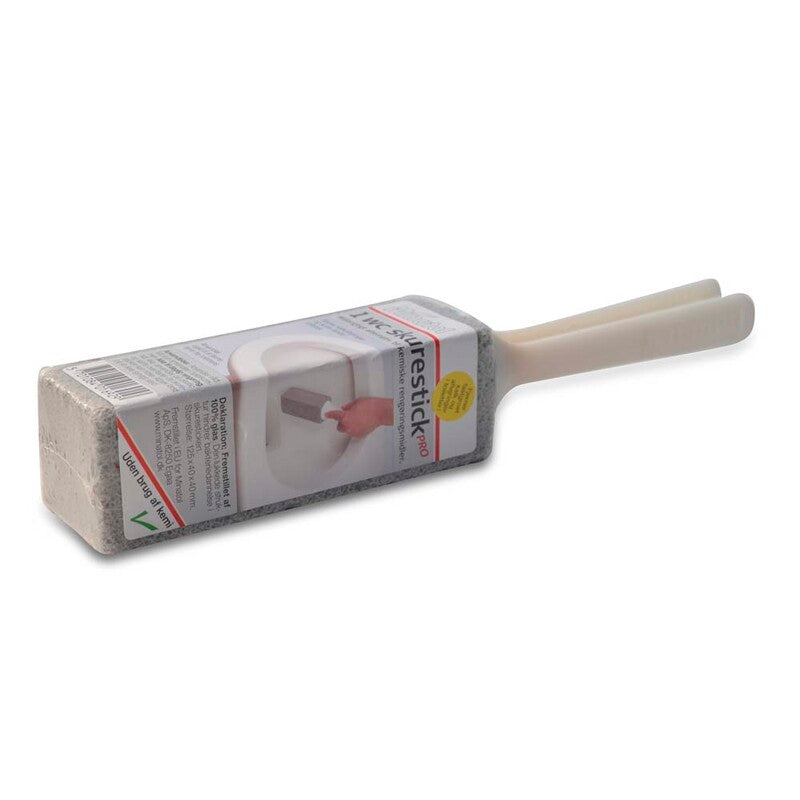 Toilet opfriskning, Scouring stick for toilet, grå/hvid, 40mmx40mm x 230mm