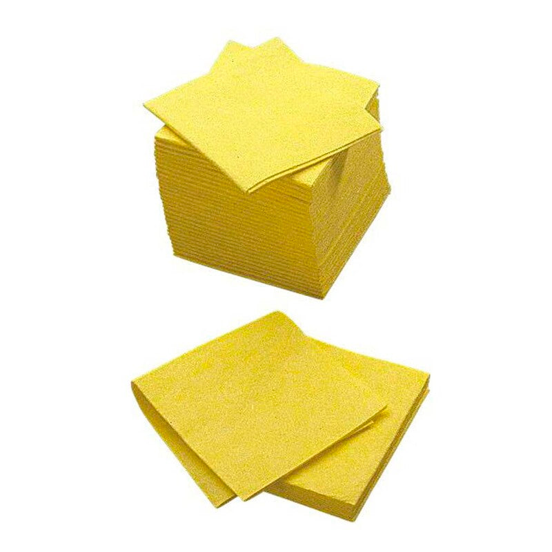 Alt-mulig-klude, Cleanline, gul, 380mmx380mm, 140g/m2, pakke a 200 stk