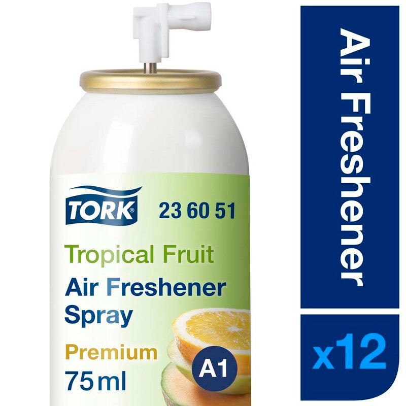 Luftfrisker, Tork, A1, Tropical fruit, 75 ml, pakke a 12 stk