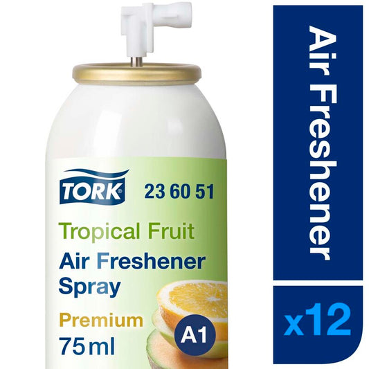 Luftfrisker, Tork, A1, Tropical fruit, 75 ml, pakke a 12 stk