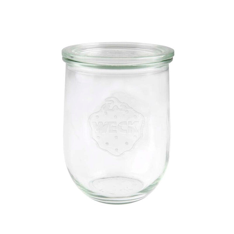 Sylteglas, Rund, Ø 100, højde 147, glas, transparent, pakke à 6 stk., Weck, fødevaregodkendt