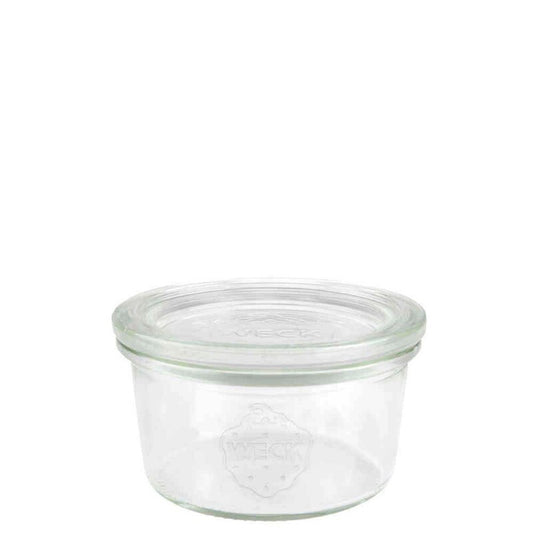 Sylteglas, Rund, Ø 100, højde 55, Glass, transparent, pakke a 6 stk, Weck, Fødevaregodkendt