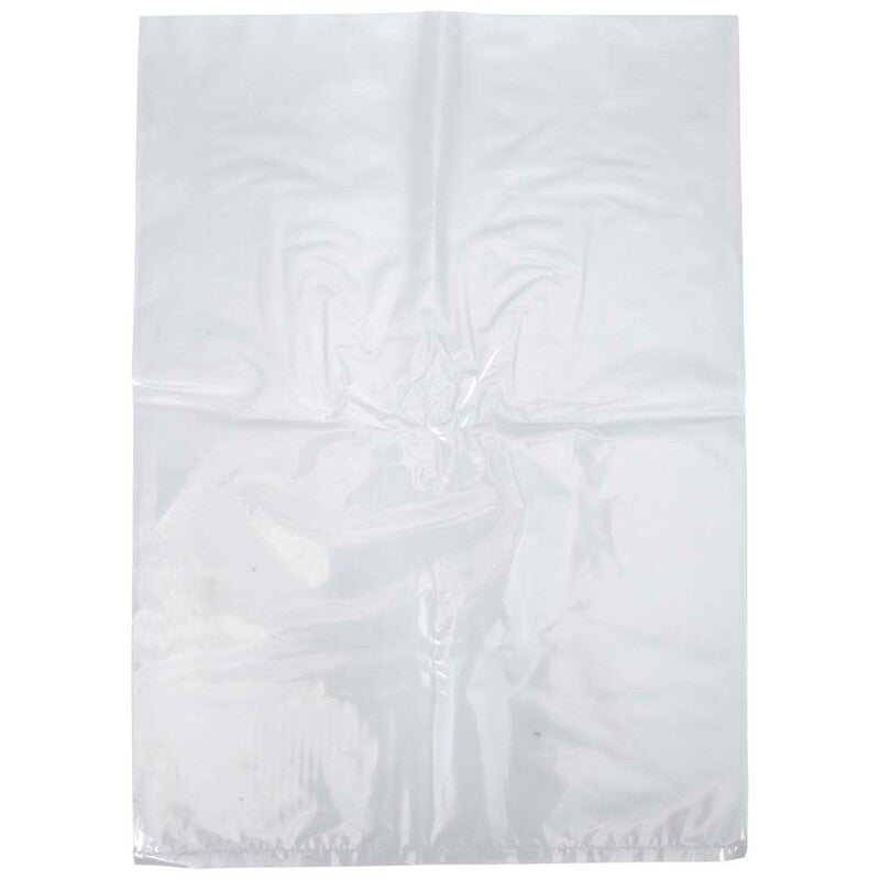 Plastikpose, 70 µm, 500 x 700 mm, LD-PE, transparent, pakke a 250 stk, Fødevaregodkendt