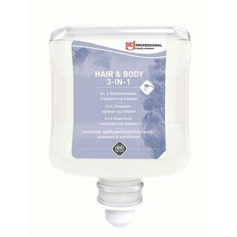 Hair and Bodyshampoo, Deb, refill, 1 l