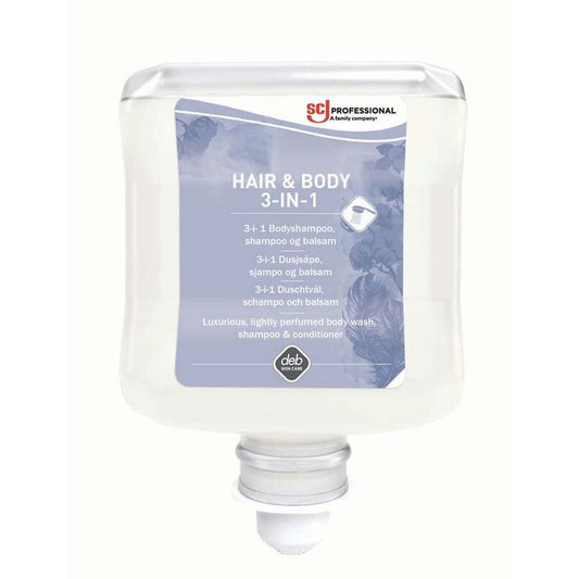 Hair and Bodyshampoo, Deb, refill, 1 l
