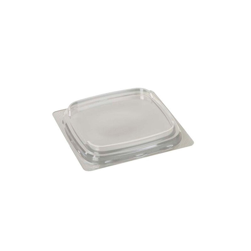 Låg t/plastbakke, Færch, K 40D-3, Rektangulær, 102x102x57mm, PET, transparent, karton a 952 stk