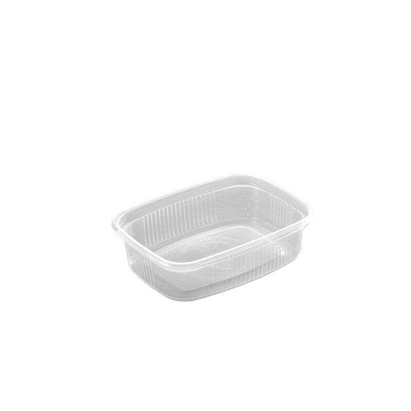 Plastbakke, Mini 65, Rektangulær, 125 ml, 108x82x28mm, PP, transparent, karton a 1000 stk