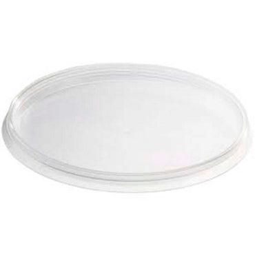 Plastbøtte, Handy-lock, Rund, 1180 ml, Ø 133, højde 150, PP, transparent, m/låg, æske a 180 sæt