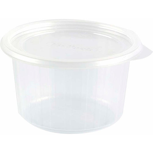 Plastbakke, Duni Fixpack, Rund, 300 ml, Ø 112, højde 61, PP, transparent, karton a 700 stk