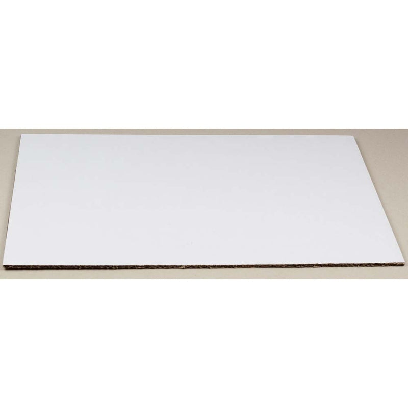 Bølgepapark, 415 x 615 mm, 2-lags, BC-flute, 7.000 mm, Bølgepap, hvid/brun, bundt a 25 stk, palle a 800 stk, Ikke fødevaregodkendt material, FSC Mix 70%
