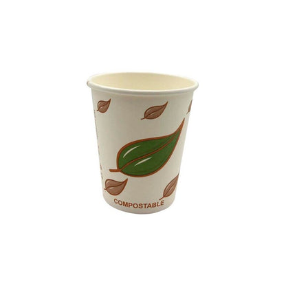 Kaffebæger, Papir + PE, hvid, Natur Line, 8oz/240ml, karton a 1000 stk, palle 24 kartoner, Single wall, Fødevaregodkendt
