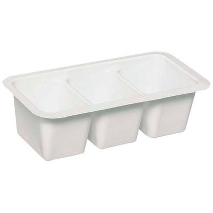 Dressingbæger, 100x50x25mm, HIPS-High Impact Polystyrene, hvid, M Allfood Safe, karton a 2000 stk