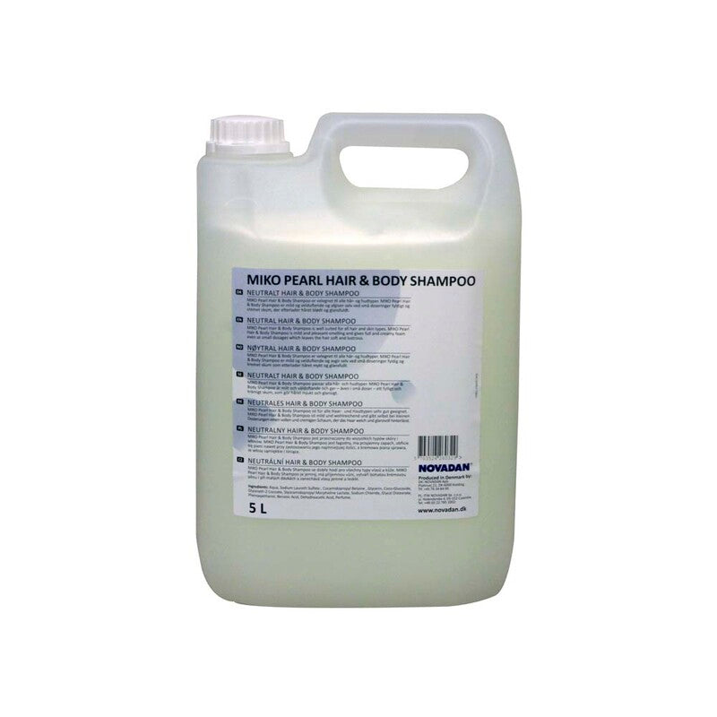 Hair and Bodyshampoo, Novadan, Miko, Pearl, 5 l, pearl
