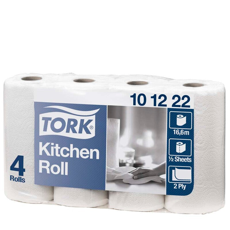 Køkkenrulle, Tork, Plus, 2 lag, hvid, 206mm x 16.80m, pakke a 32 ruller, FSC Recycled Credit