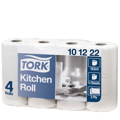 Køkkenrulle, Tork, Plus, 2 lag, hvid, 206mm x 16.80m, pakke a 32 ruller, FSC Recycled Credit