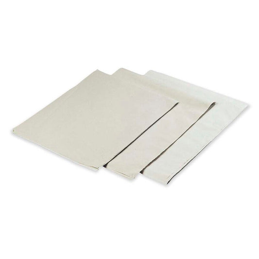 Stanset papir, Stykke, 25 g/m2, 375, x 460 mm, silkepapir, hvid, almindelig, æske a 1000 ark, French bread, Fødevaregodkendt