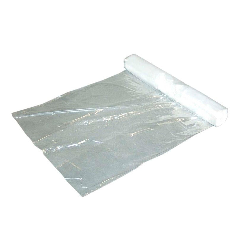 Affaldsposer, 15 µm, 600 x 600 mm, LD-PE, transparent, 40 l, rulle á 50 stk, 18 ruller