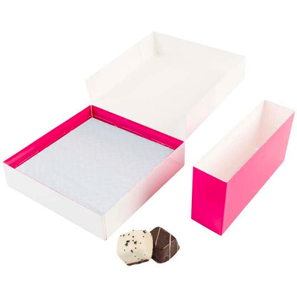 Kageæske, Pap, hvid, Insert For Chocolate Box, pakke a 300 stk