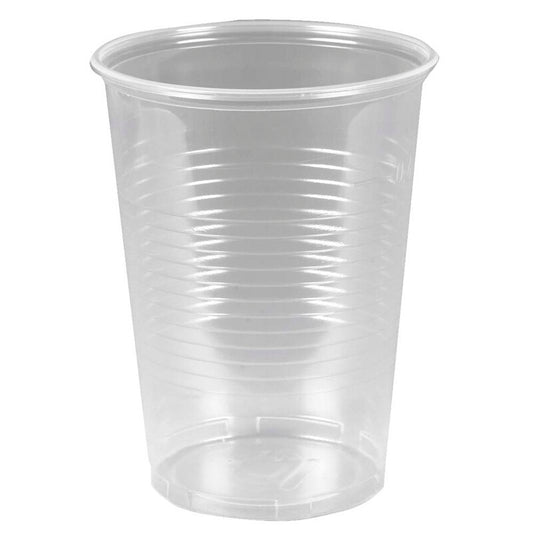 Drikkebæger Plast, 400 ml, PP, transparent, Blød til øl, pose a 50 stk, Fødevaregodkendt
