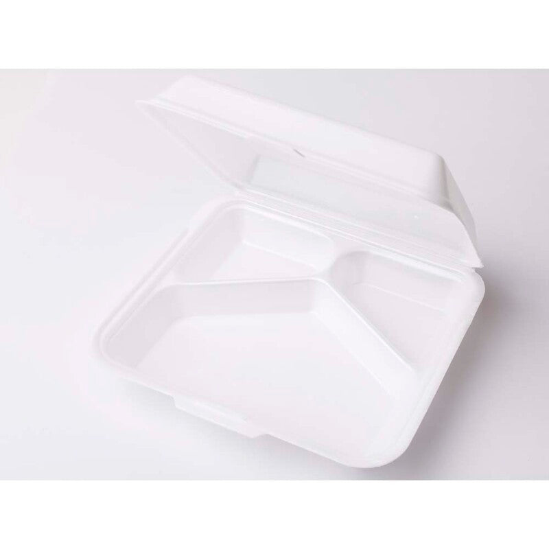 Skumbakke , 3-rums, 224x245x73mm, Extruded Polystyrene (XPS), hvid, pakke a 300 stk