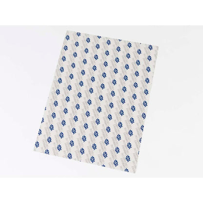 Stanset papir, flat bag, 40 g/m2, 370, x 500 mm, Papir + PE, hvid, personliggjort, pakke a 10 kg, palle a 50 kartoner, Fødevaregodkendt