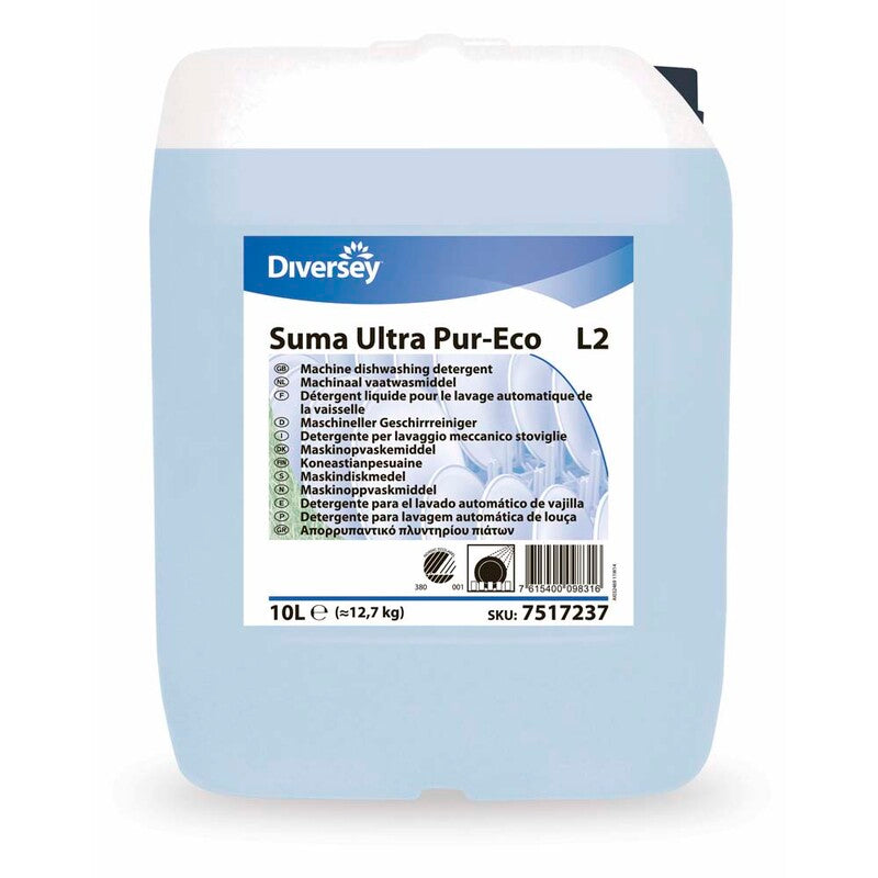Industriopvaskemiddel, Diversey, Suma, Pur-Eco L2, 10 l