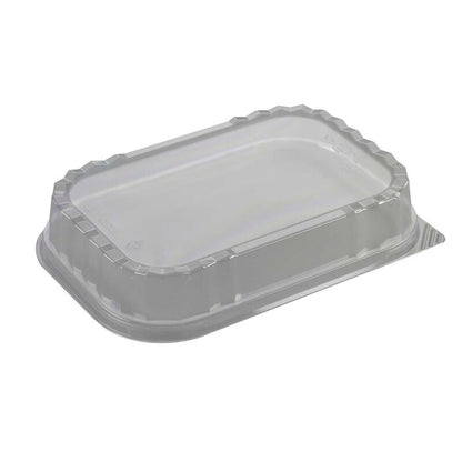 Låg t/foliebakke, Plus Pack, Rektangulær, 227x157x41mm, PET, transparent, pakke a 500 stk