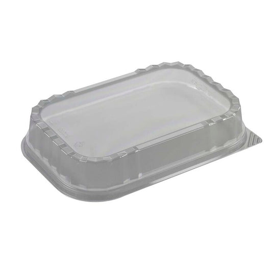 Låg t/foliebakke, Plus Pack, Rektangulær, 227x157x41mm, PET, transparent, pakke a 500 stk