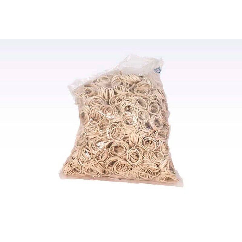 Gummibånd, 100 mm, gummi, hvid, rullevægt: 1.00 kg, pakke på 1 kg