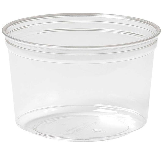 Skål, Duni Crystal Deli, 500 ml, 116x116x75mm, RPET, transparent, karton a 350 stk