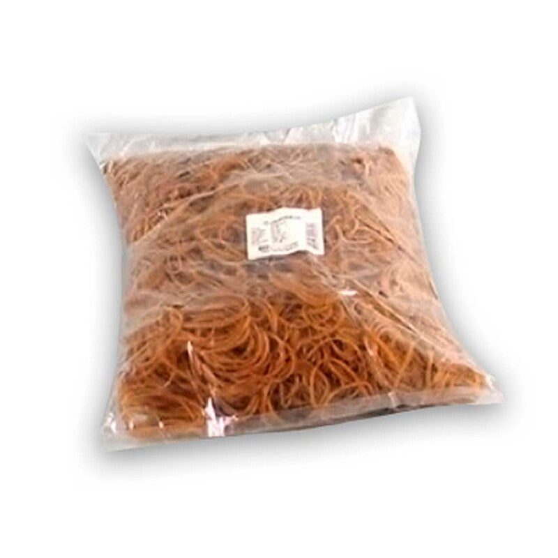Gummibånd, 100 mm, gummi, brun, rullevægt: 1.00 kg, pakke på 1 kg