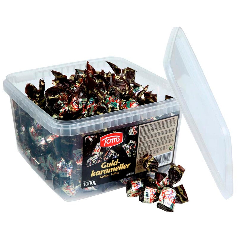 Karameller, Toms, Guldkarameller, pakke a 900 gr