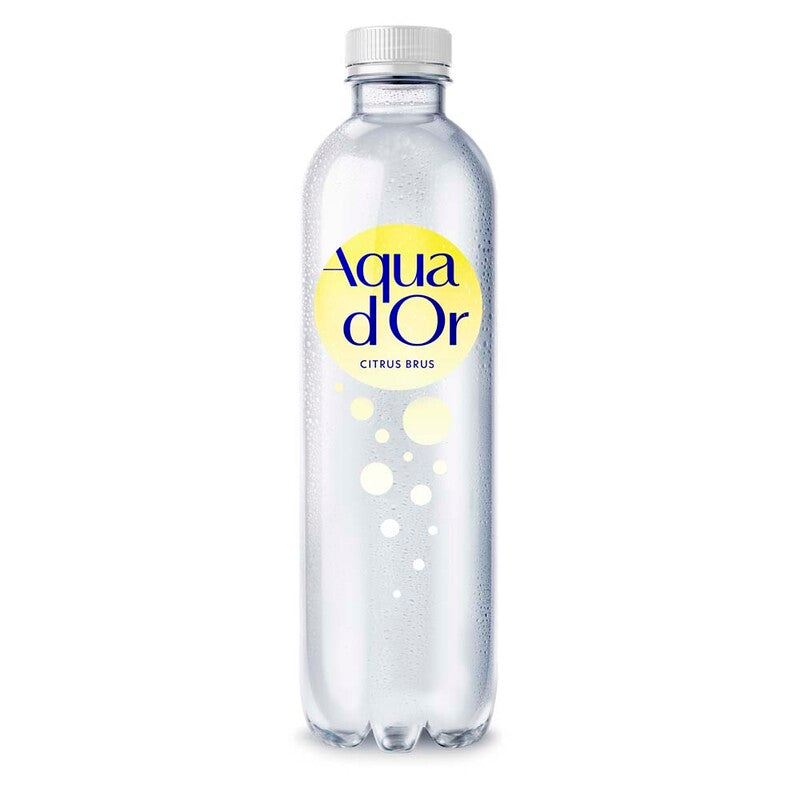 Vand, Aqua D'or, Stykke, 500 ml, Blid brus - Citrus, pakke a 12 stk