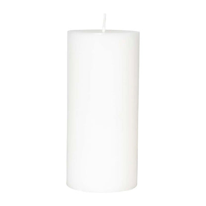 Bloklys, Duni, 70 x 150 x 150 mm, udvendig diameter: 70 mm, Voks, hvid, pakke a 12 stk