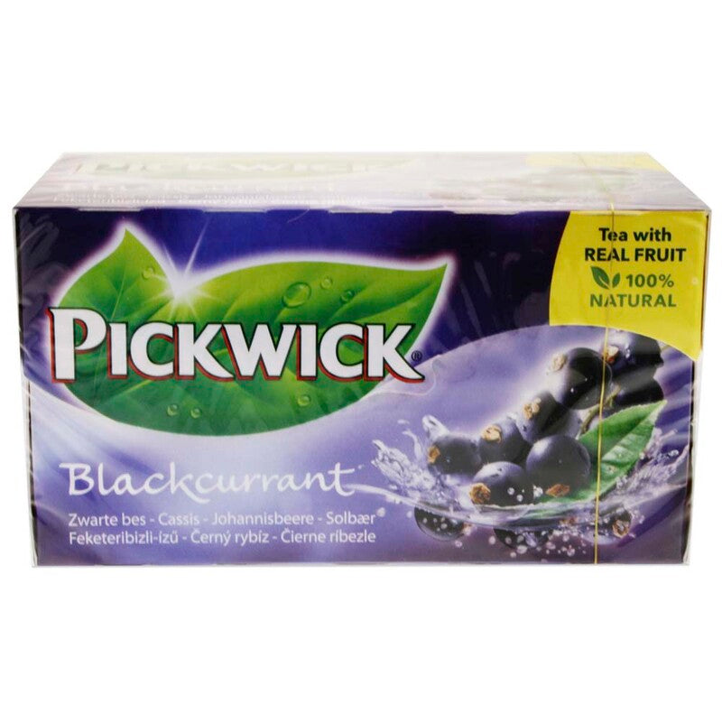 Te, Pickwick, solbær, pakke á 20 stk.