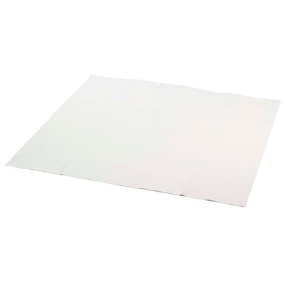 Stikdug, 1000 x 1000 mm, træfibre, hvid, karton a 150 stk