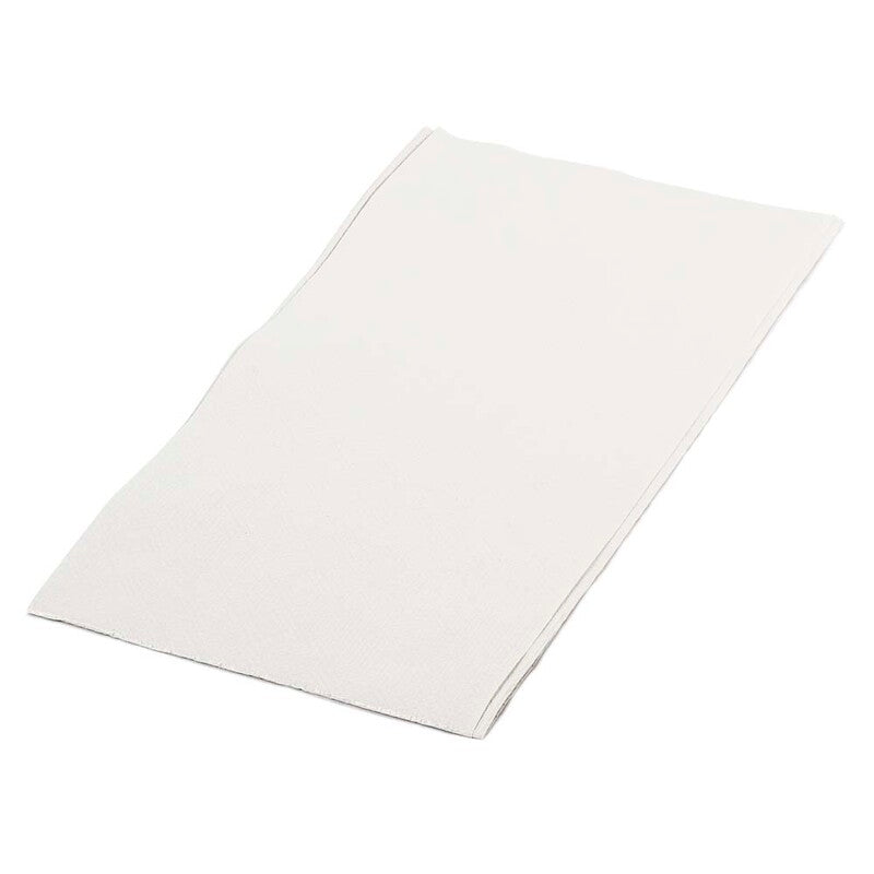 Stikdug, 1000 x 1000 mm, træfibre, hvid, karton a 150 stk