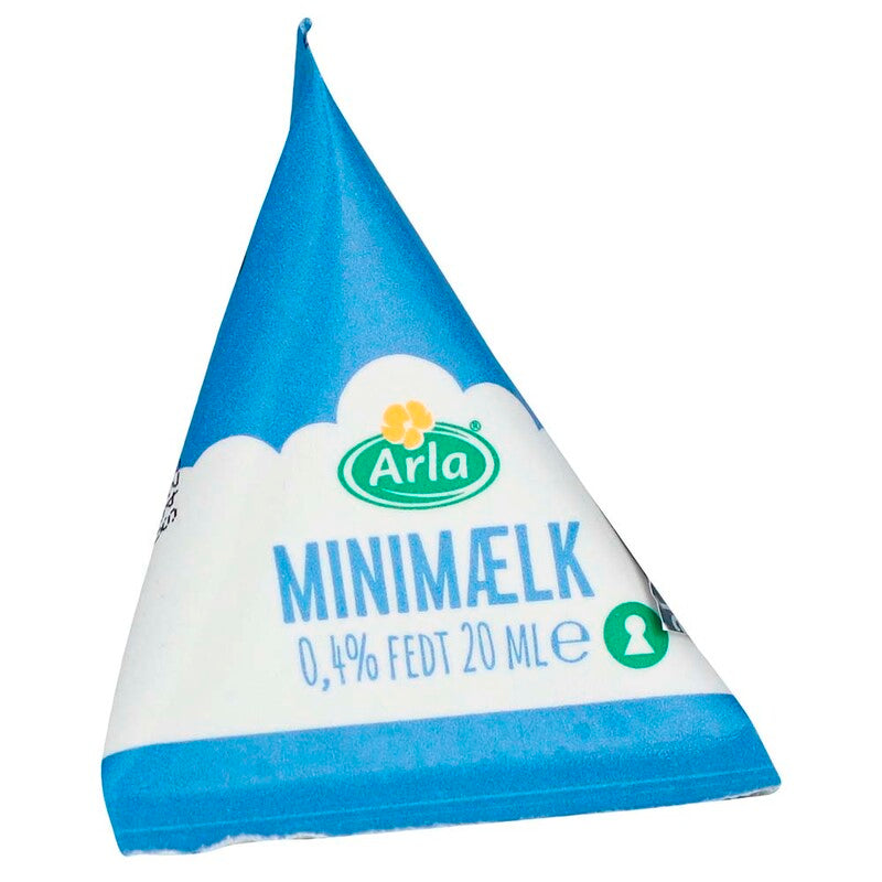 Kaffemælk, Arla, Mini Milk 20ml, karton a 100 stk