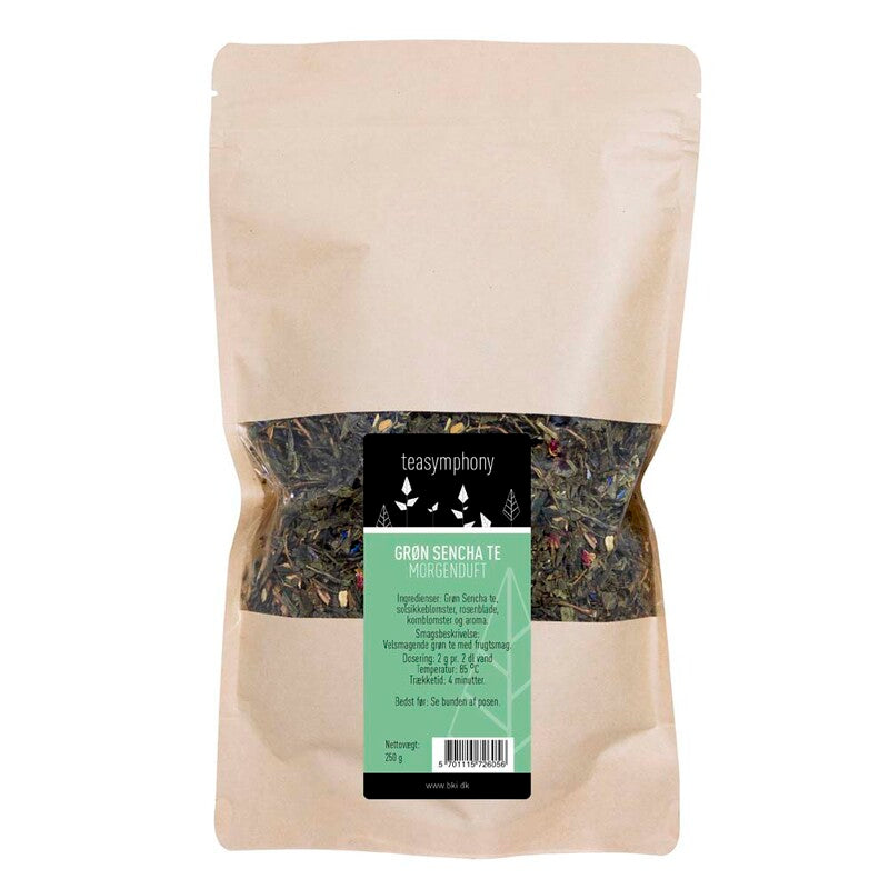 Te, BKI, Grøn Sencha Morgenduft, pose med 250gr