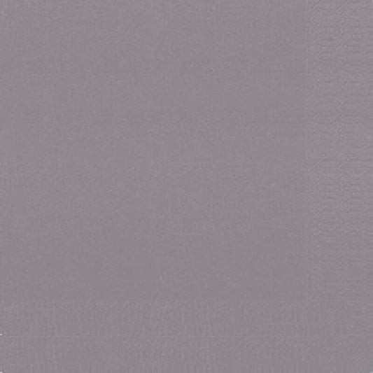 Frokostserviet, Duni, Ecoecho, 1/4-fold, 3 lag, tissue, grå, 330mmx330mm, karton a 1000 stk