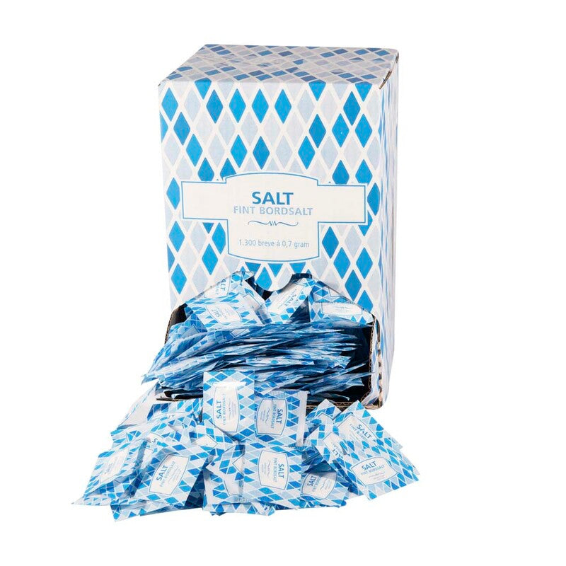 Salt, Portionsbreve, karton a 1300 stk