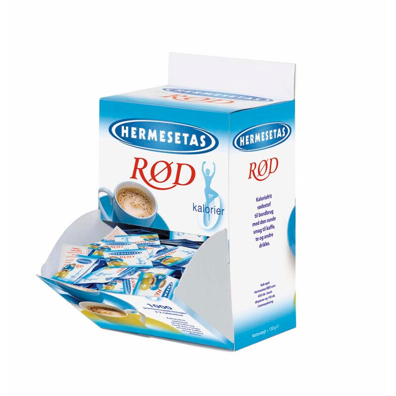 Sødetabletter, Hermesetas, karton a 1000 stk