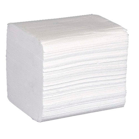 Servietdispenser, Hot Dog napkin, 2 lag, hvid, pakke med 9000 stk