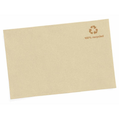 Servietter til dispenser, Tork, N4, 2-fold adv. environment logo, 1 lag, natur, 330mmx213mm, 19g/m2, pakke med 9000 stk, FSC Recycled Credit