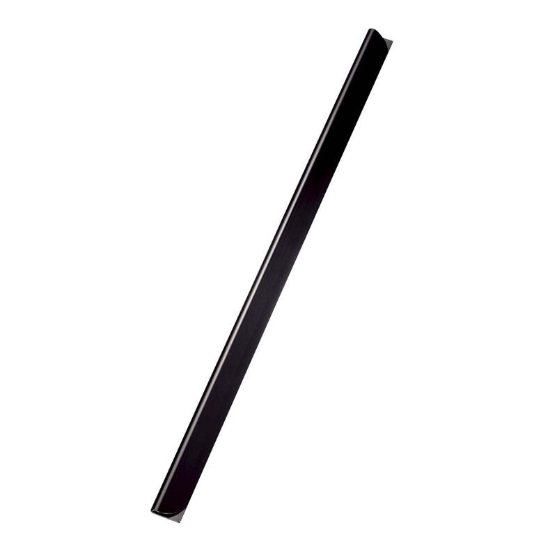 Klemrygge, Leitz, A4, 30ark (80gr), 3, sort pakke a 50 stk