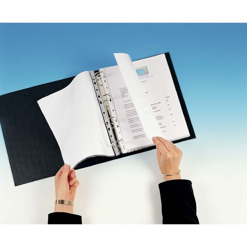 Plastlomme, Esselte Economi, transparent, 210x297mm, plastik, pakke a 25 stk